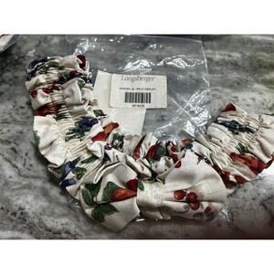 Longaberger Basket Garter Large Fruit Medley New In Pkg‎ Retired Rare!